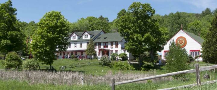 The Main House at Karmê Chöling