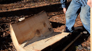 Log bench